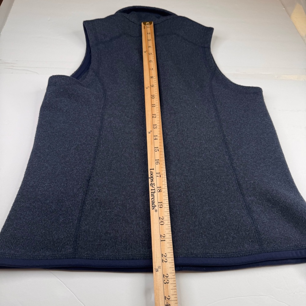 Patagonia Better Sweater Vest Women's Small Blue Fleece Gorpcore Full Zip Logo - Picture 8 of 11